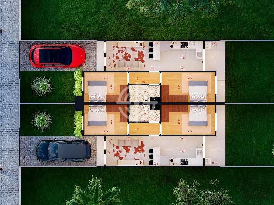 Casa com 2 dormitórios à venda, 46,06 m² por R$ 265.000,00 - Jardim Alvorada - Foz do Iguaçu/PR