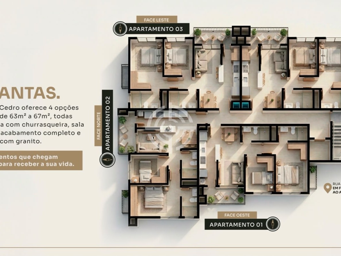 Apartamento Edifício Cedro Residence
